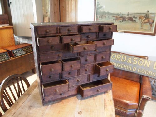 fig 2. Chest of drawers collectors chest Edwardian c1920