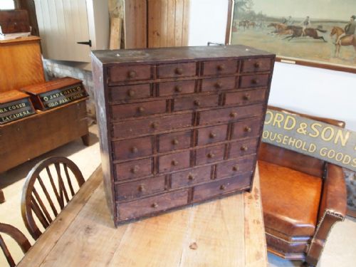 fig 3. Chest of drawers collectors chest Edwardian c1920