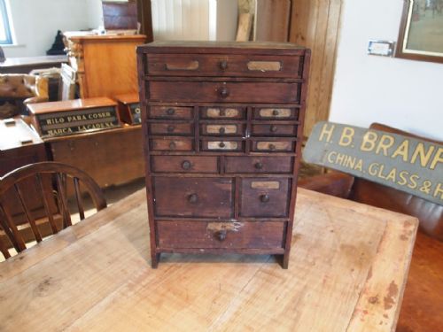 fig 1. Chest of drawers collectors chest c1910