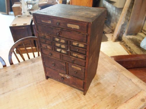 fig 3. Chest of drawers collectors chest c1910