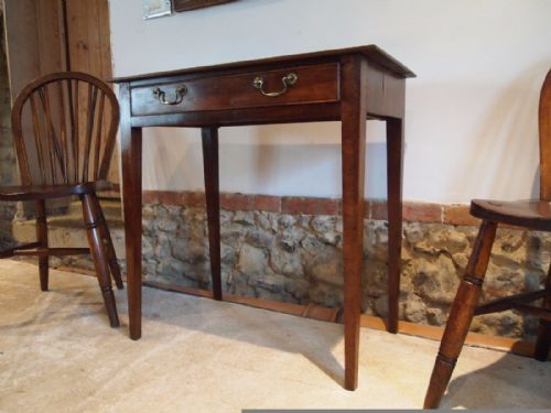 fig 2. Table hall lamp console George III Mahogany c1780