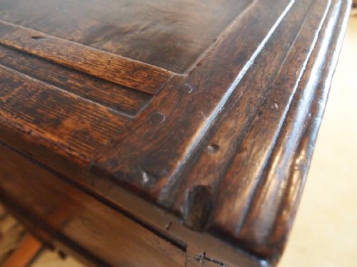 fig 1. Chest coffer blanket box Oak Queen Anne c1700