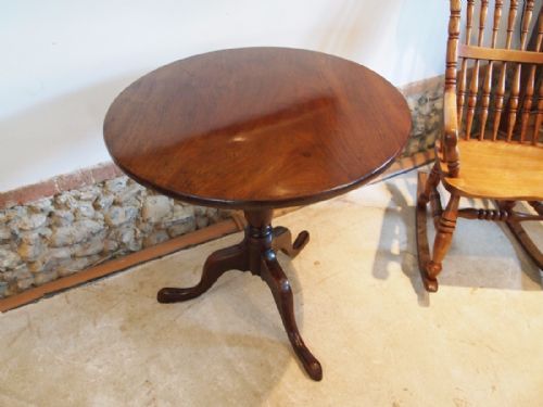 Table Hall Lamp Side Console George III Mahogany Tilt Top C1770