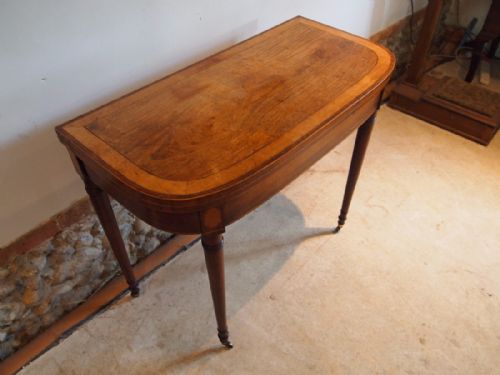 Table Side Hall Console Card George III Sheraton C1790