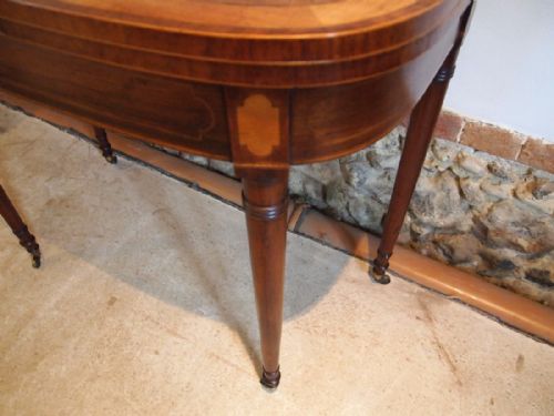fig 3. Table side hall console card George III Sheraton c1790