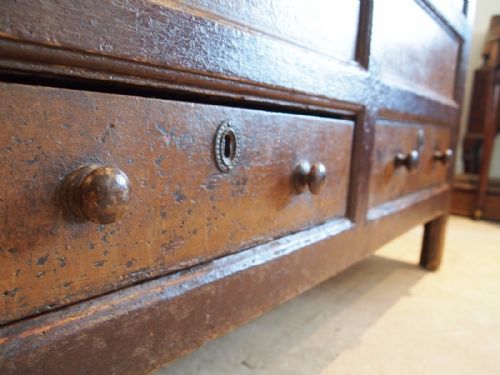 fig 1. Chest coffer blanket box mule chest George III c1800