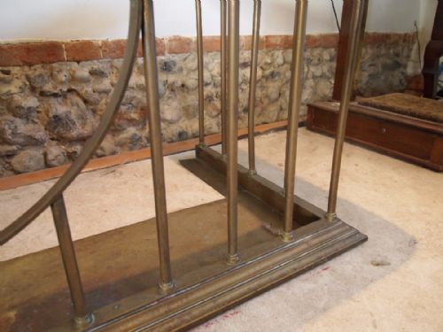 fig 2. Fender Victorian club fire fender Eccles Hall Norfolk c1890
