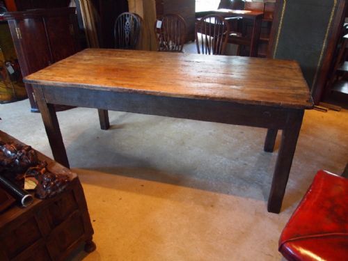 Table Oak and London Plane George III Refectory Dining C1780