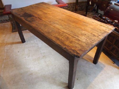 fig 2. Table Oak and London Plane George III refectory dining c1780