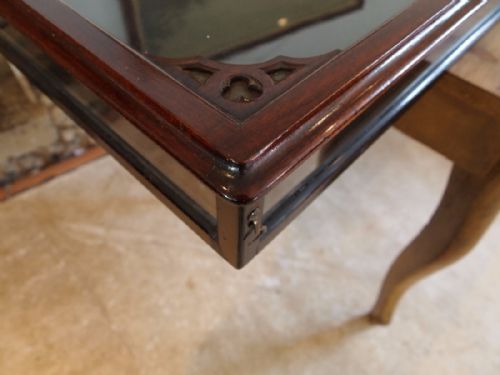 fig 1. Cabinet shop display haberdashery Victorian Mahogany c1880