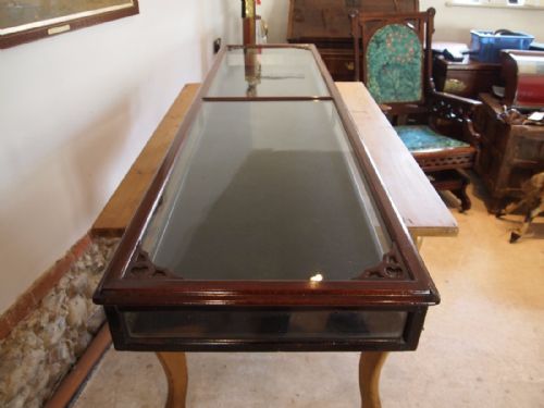 fig 2. Cabinet shop display haberdashery Victorian Mahogany c1880