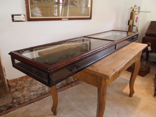 fig 3. Cabinet shop display haberdashery Victorian Mahogany c1880