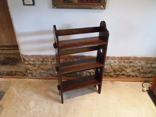 fig 2. Bookcase Arts and Crafts Oak c1900