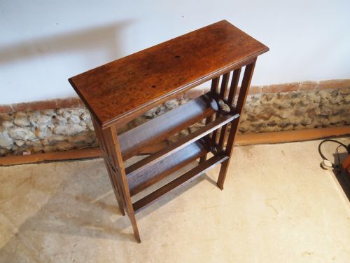 fig 2. Bookcase Arts and Crafts Oak c1900