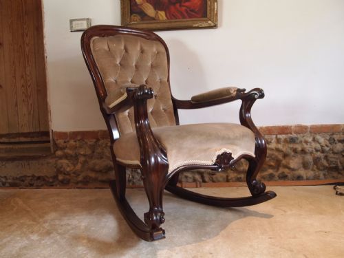 Chair Rocking Chair William IV Rosewood C1835