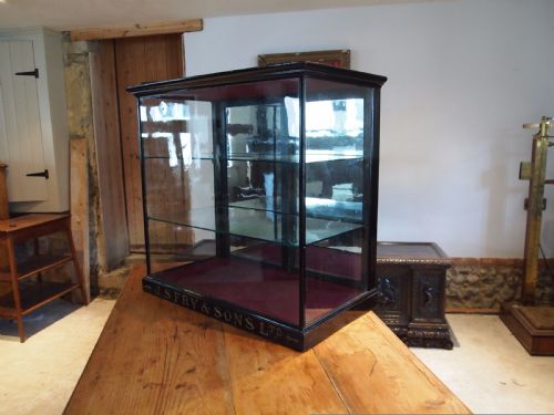Cabinet Shop Display Haberdashery Victorian J S Fry and Sons C1890
