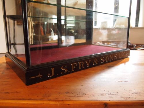 fig 2. Cabinet shop display haberdashery Victorian J S Fry and sons c1890