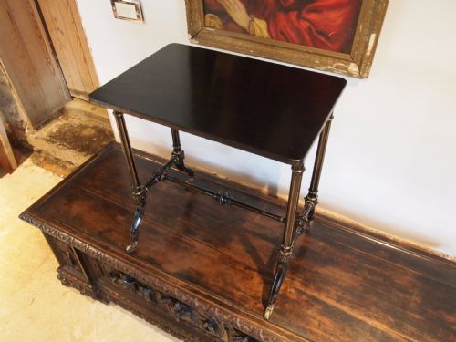 Table Regency Ebonised and Gilded Sofa Table C1820