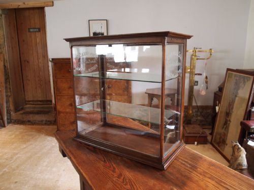 Cabinet Display Shop Haberdashery Rare John Hill and Son C1900