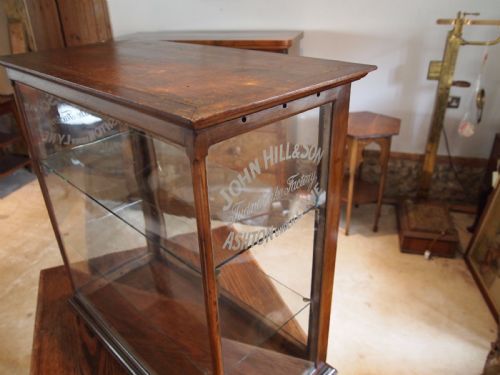 fig 2. Cabinet display shop haberdashery rare John Hill and Son c1900