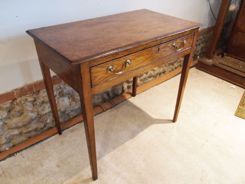 Table Lamp Side Hall Console George III Oak C1790