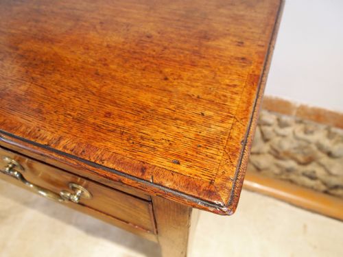 fig 1. Table lamp side hall console George III Oak c1790