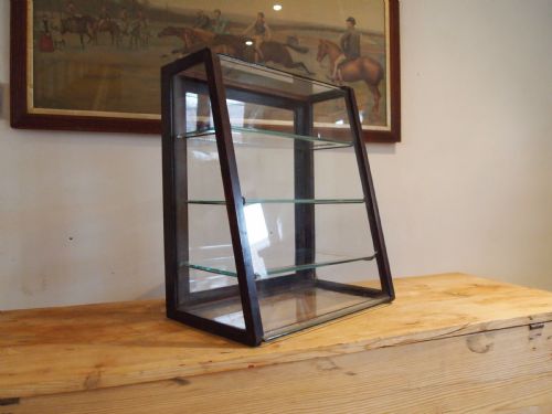 fig 1. Cabinet display shop haberdashery Oak c1920