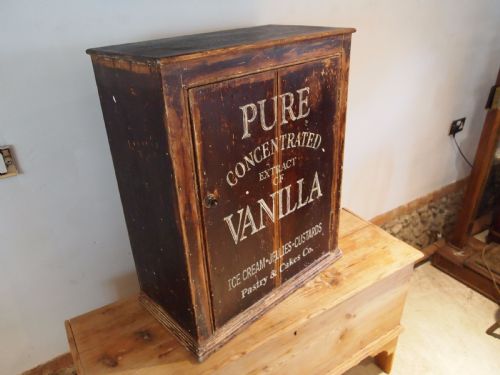 Cupboard Victorian Pine Advertising Display C1880