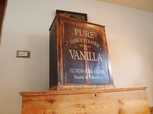 fig 2. Cupboard Victorian Pine advertising display c1880