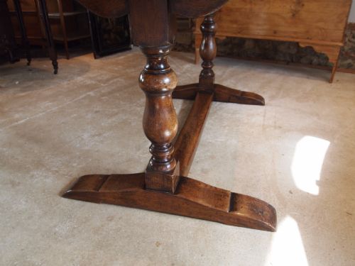 fig 2. Table Oak refectory dining farmhouse c1920