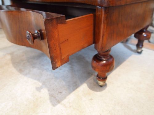 fig 3. Canterbury table Victorian Walnut c1880