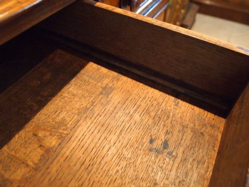 fig 1. Desk fine Victorian Mahogany pedestal desk c1860