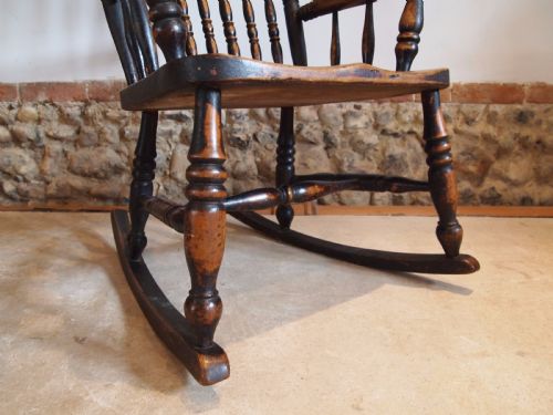fig 2. Chair rocking chair Victorian Windsor John Shadford Caistor rocker c1860