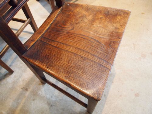fig 1. Chairs 8 East Anglian Ash and Elm Ball back Windsor dining chairs c1820
