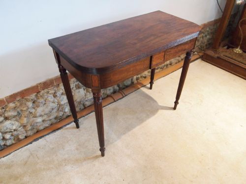 Table Lamp Side Hall Console Tea Card George IV Mahogany C1820
