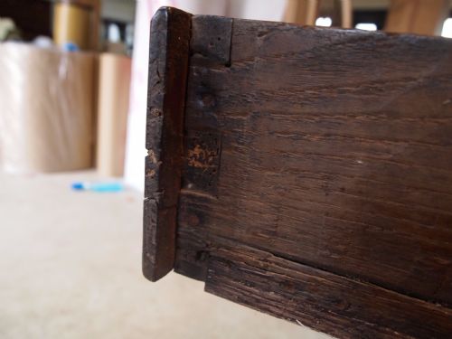 fig 2. Table dining French Cherry wood refectory farmhouse c1780