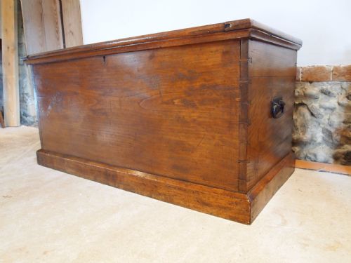 Chest Coffer Blanket Box Coffee Table George III Elm C1810