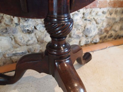 fig 1. Table wine hall lamp console George III Cuban Mahogany c1790
