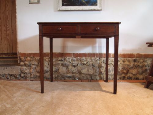 Table Side Hall Console Lamp George IV Mahogany C1825