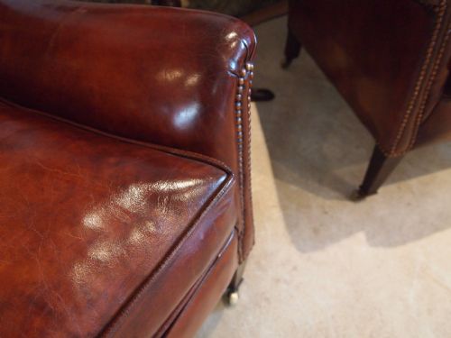 fig 2. Chairs a stunning pair of George III wing armchairs c1800