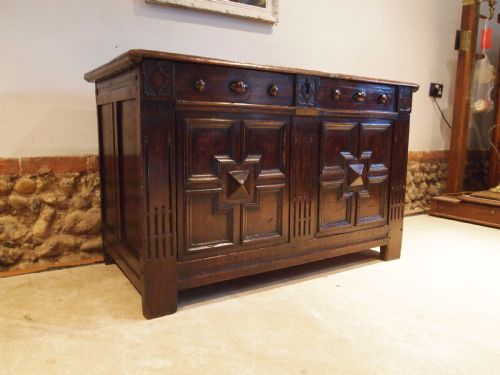 Coffer Chest Oak Eccles Hall Norfolk C1710