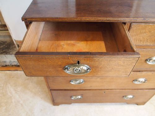 fig 3. Chest of drawers George III Oak 36