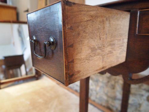 fig 2. Table lowboy lamp side console hall George III c1770