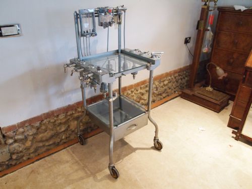 Table Lamp Hall Side Rare Anaesthetist Trolley C1920