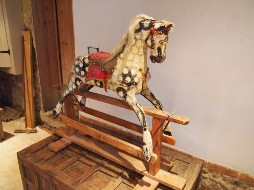 fig 2. Rocking horse wooden early 20th century c1920