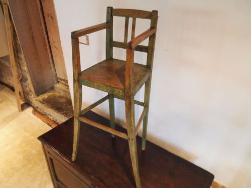 Chair Rare George III Child's High Chair C1800