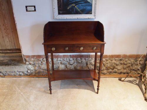 Table Hall Console Side Lamp George IV Mahogany C1825