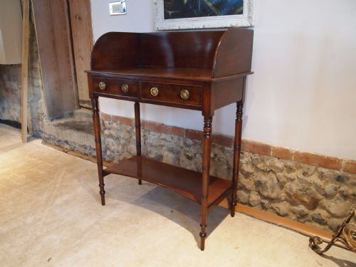 fig 1. Table hall console side lamp George IV Mahogany c1825