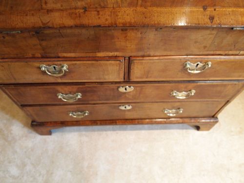 fig 2. Bureau desk Walnut George II 36 inches wide c1740