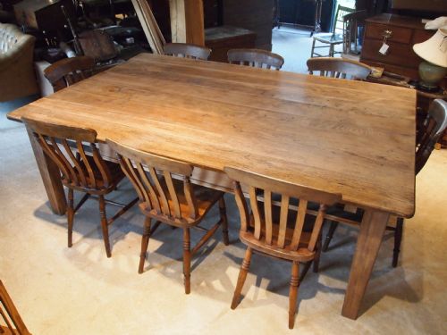 Table Refectory Norfolk Farmhouse Dining Oak Seats 10 C1910